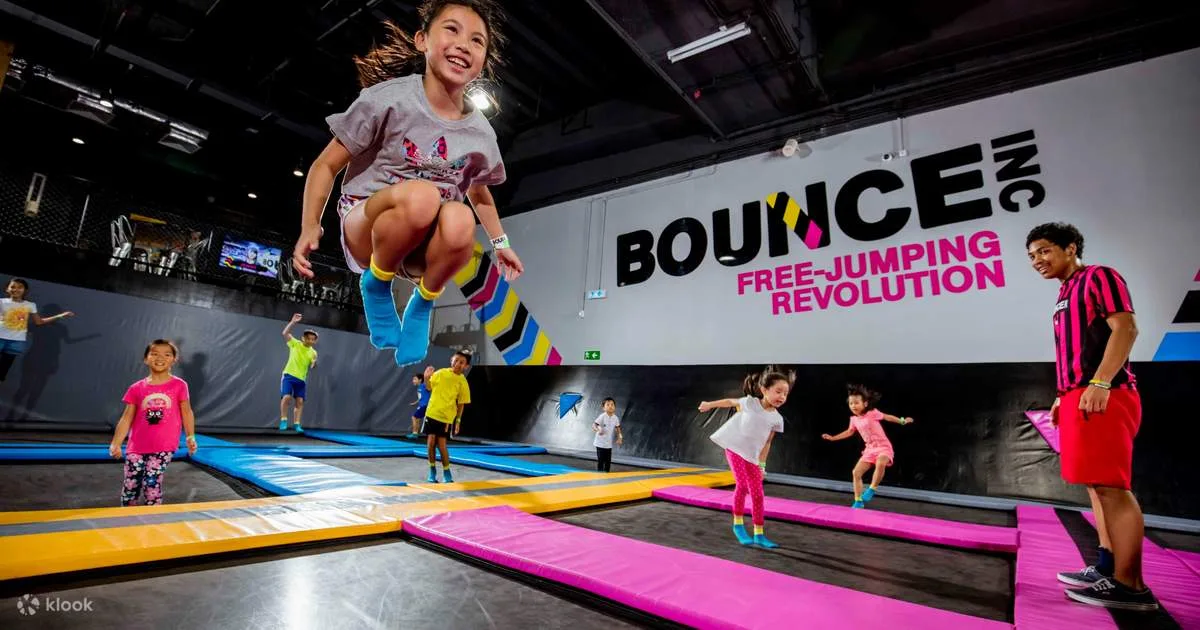 BOUNCE Freestyle Playground and Indoor Trampoline Park in Singapore