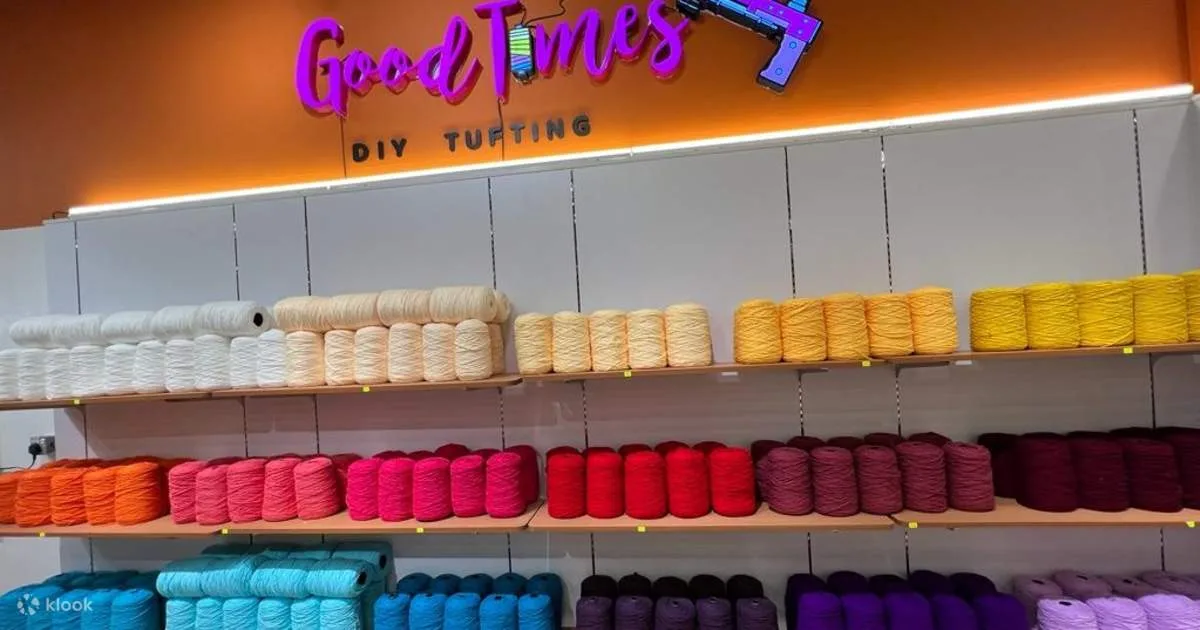 Tufting Experience with Good Times DIY Tufting in Johor Bahru