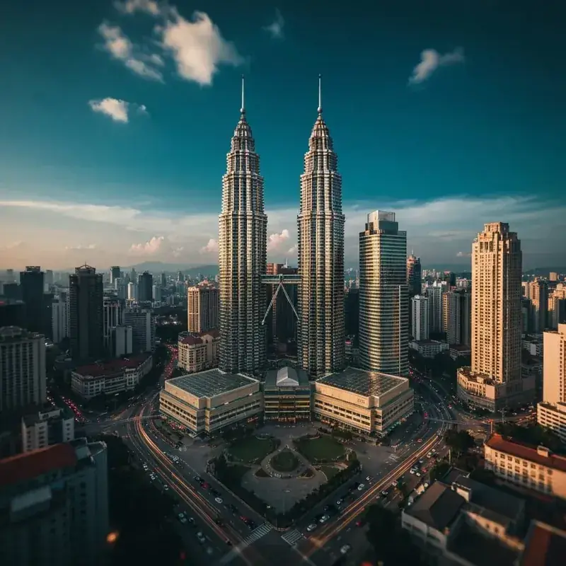 Le temple Thean Hou orné et coloré à Kuala Lumpur