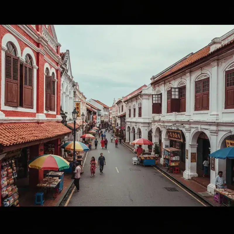 Le marché de nuit vibrant et bondé de Jonker Street