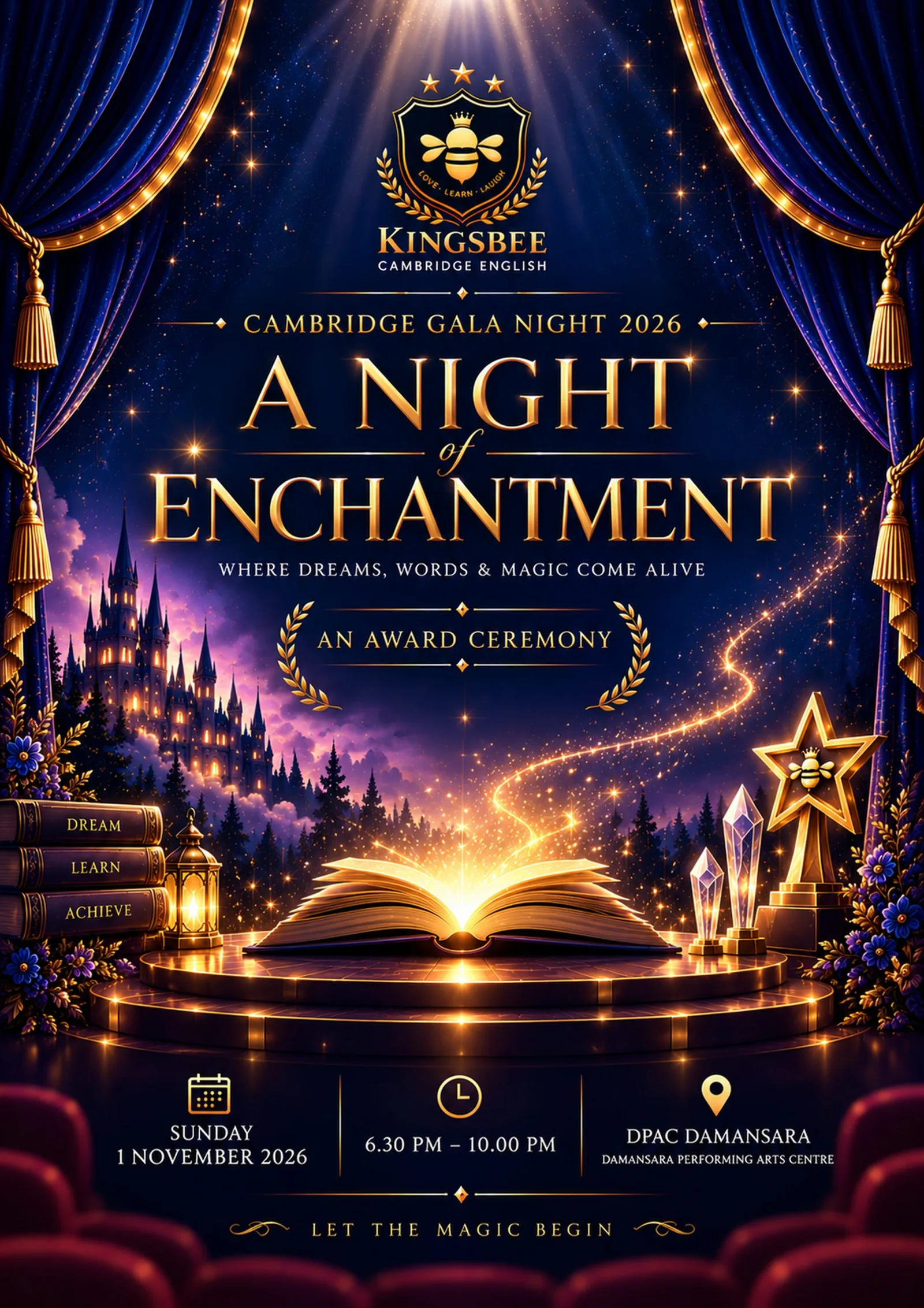 Cambridge English Gala Night – A Night of Enchantment